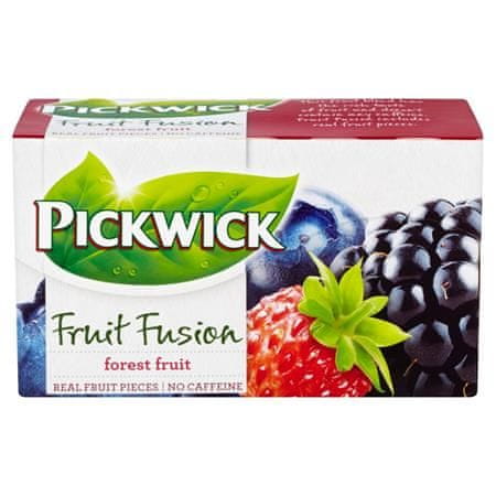 Pickwick Ovocný čaj, 20x1,75 g, PICKWICK "Fruit Fusion", lesná zmes